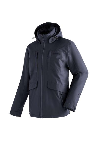 Функциональная куртка, функциональная куртка для активного отдыха с большим сетчатым карманом для капюшона.