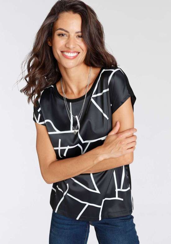 черный -белый-С рисунком