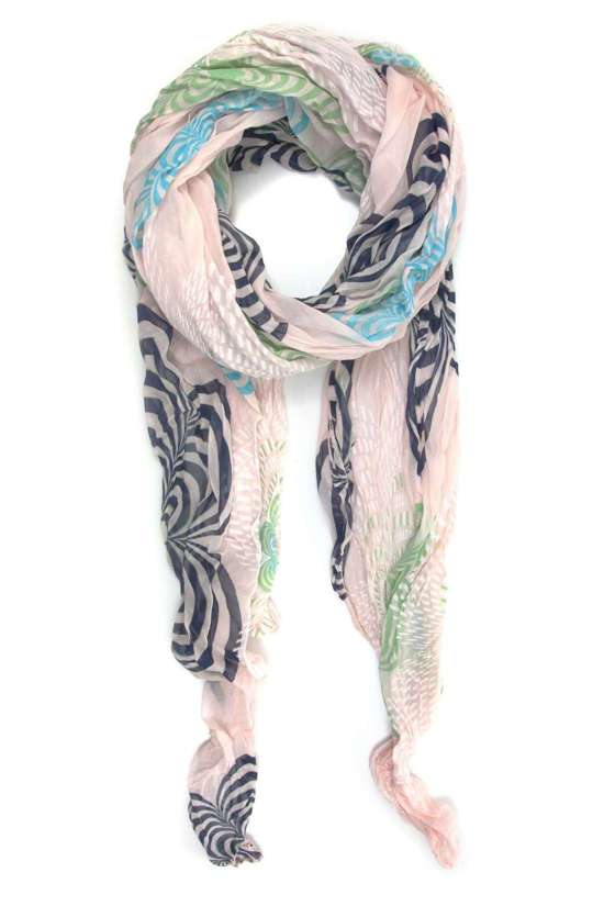 Модный шарф с цветочным мотивом Ornament