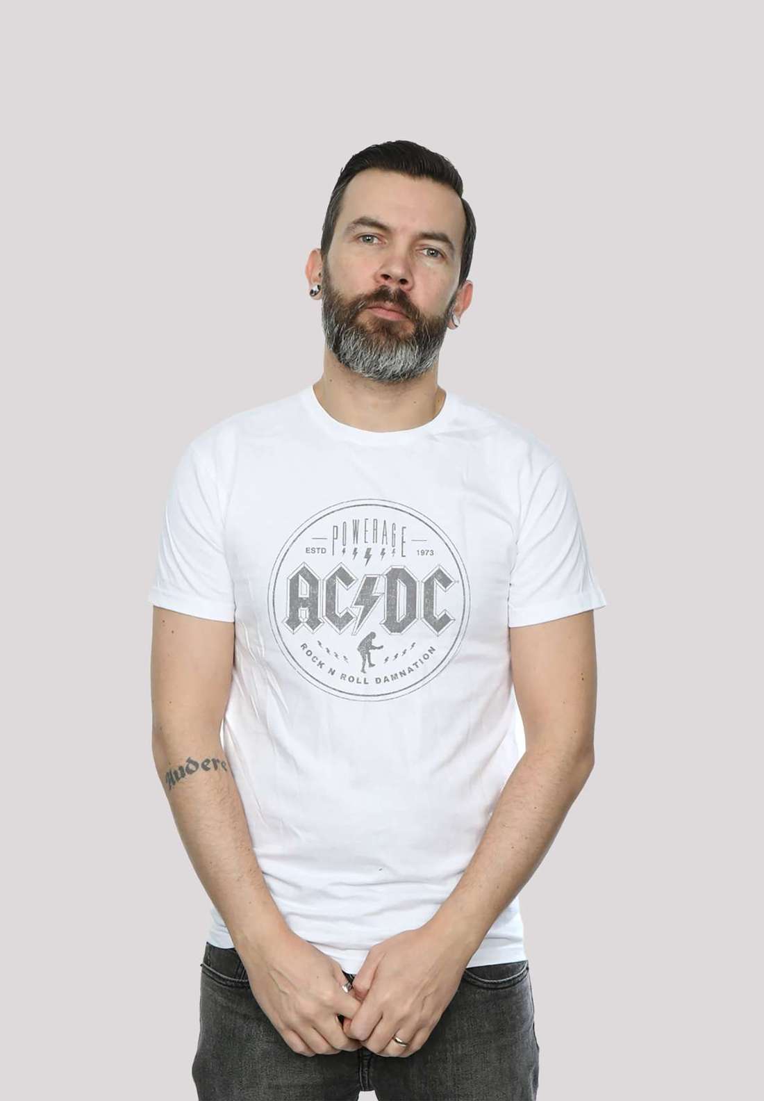 футболка ACDC Rock N Roll Damnation für Kinder & Herren
