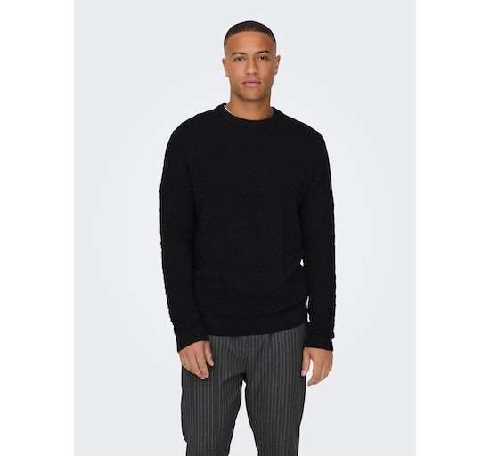 Свитер с круглым вырезом ONSKALLE REG 12 STRUC CREW KNIT NOOS