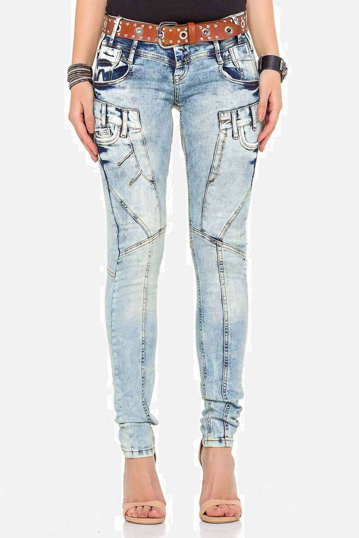 Джинсы узкого кроя »Jeans«