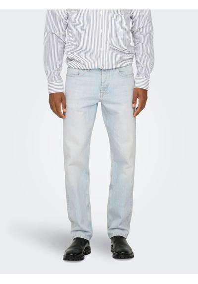 light blue bleached denim