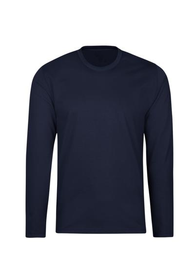 футболка TRIGEMA Langarmshirt aus 100% Baumwolle