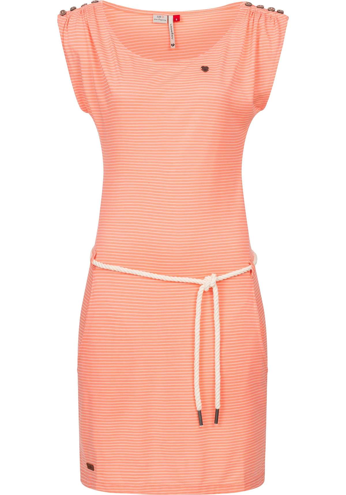 Платье-рубашка, стильное летнее платье с полосатым узором.