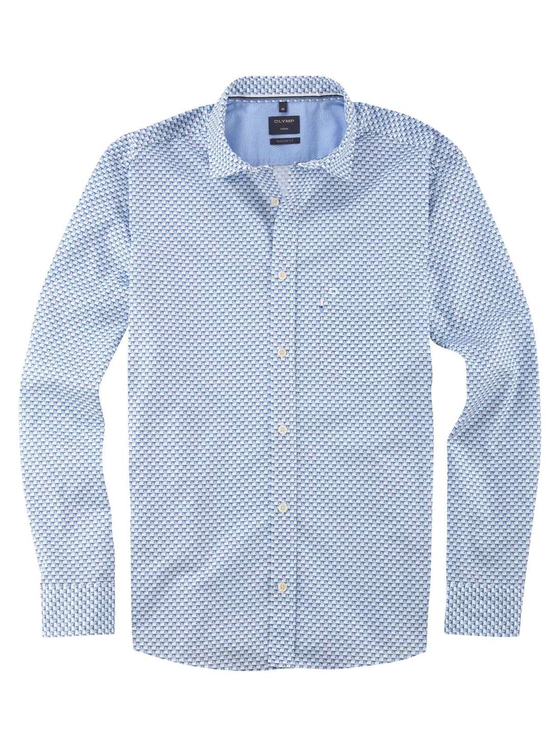 Рубашка с длинными рукавами и минималистичным дизайном Casual