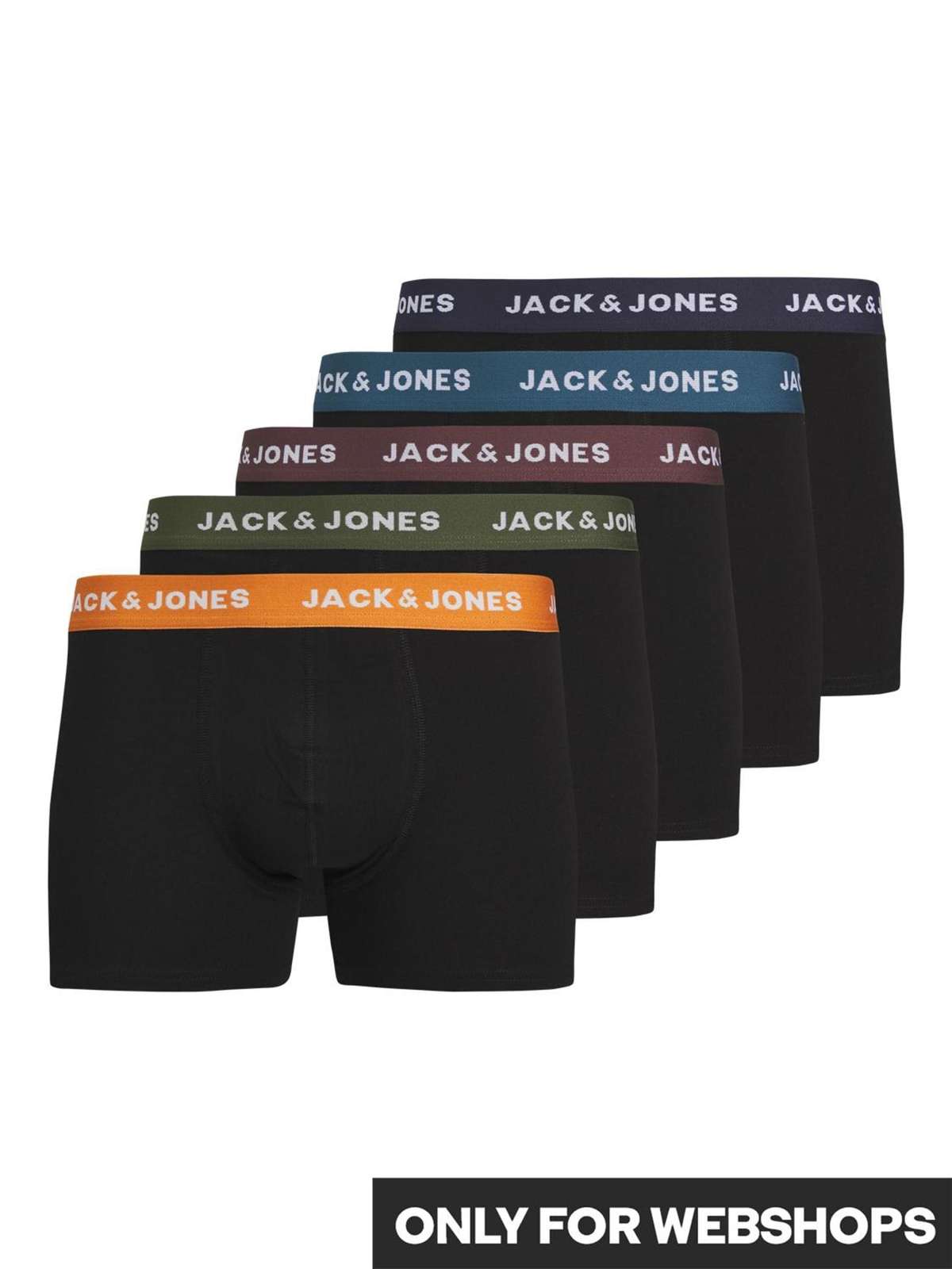 Ствол»JACOLIVER SOLID TRUNKS 5 PACK«