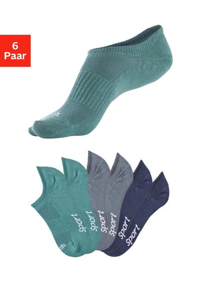 2x dunkel mint, 2x marine, 2x grau