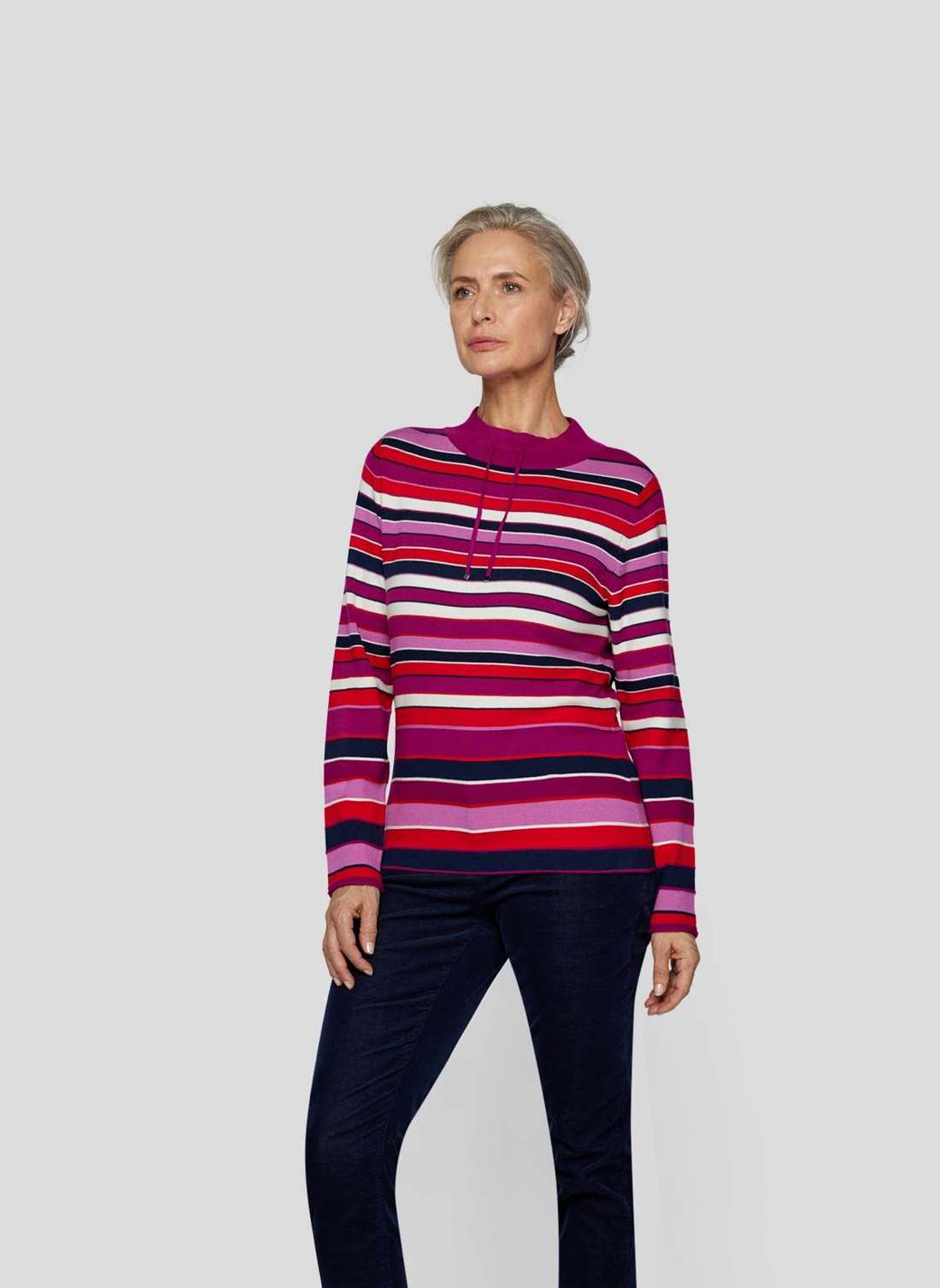 Вязаный свитер Ringelpullover in kräftigen Farben