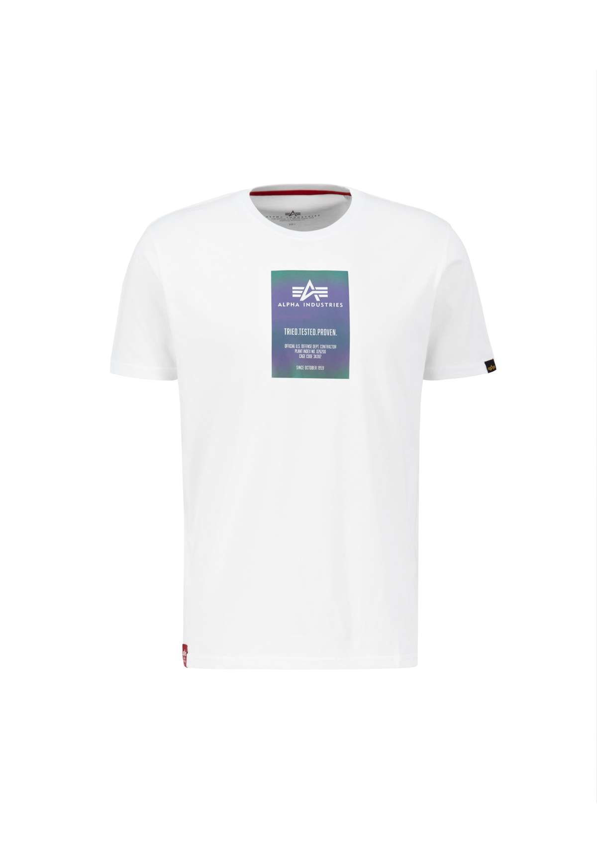 футболка»Men - T-Shirts Rainbow Reflective Label T«