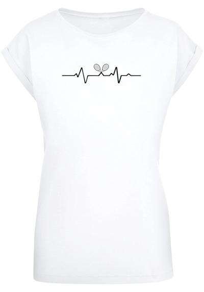 футболка »Damen Ladies Tennis Beats Extended Shoulder Tee«