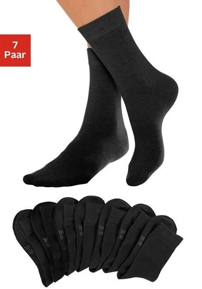 Базовые носки, (комплект, 7 пар)
