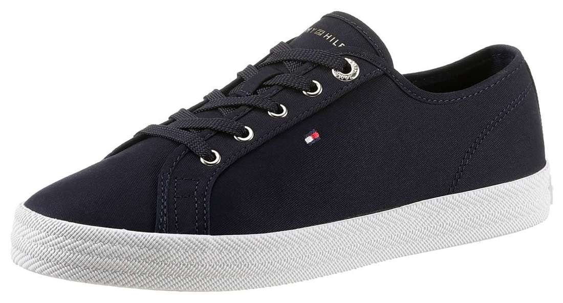 Кроссовки на платформе с вышитым логотипом-флажком ESSENTIAL VULCANIZED SNEAKER