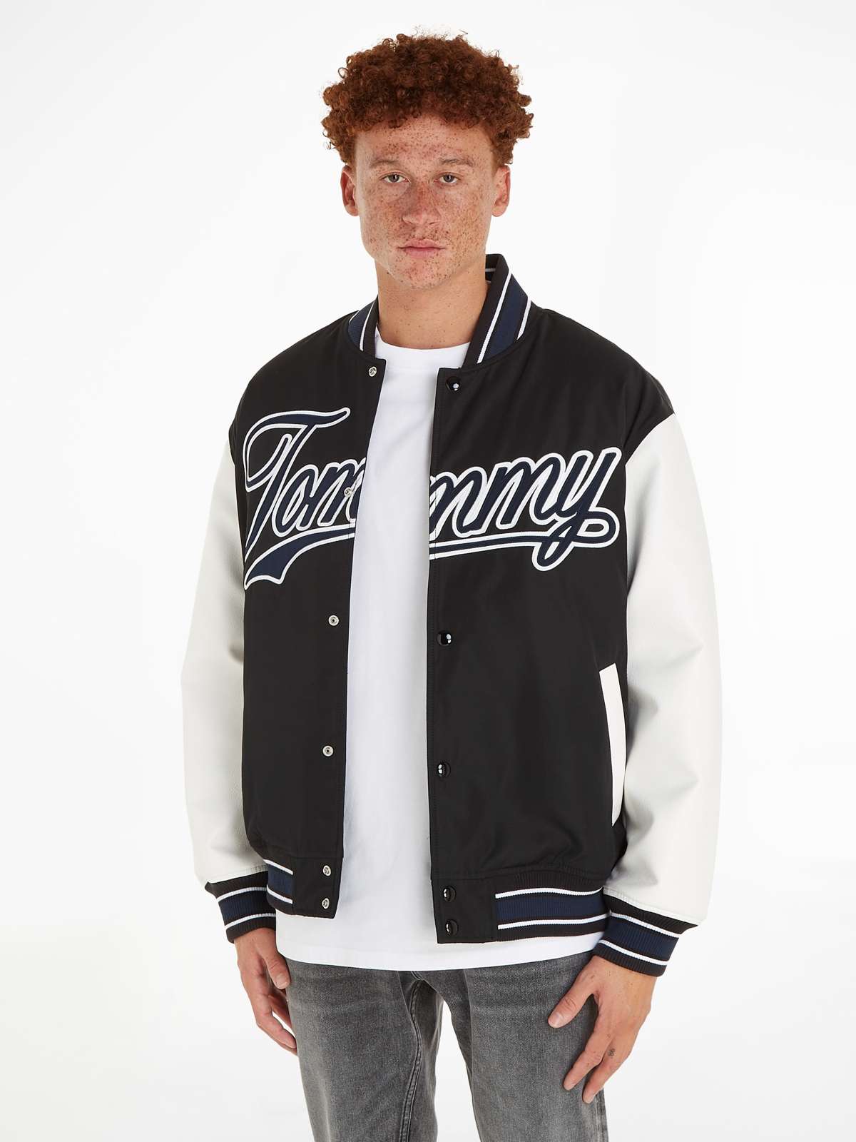 Куртка колледжа с надписью Tommy TJM LETTERMAN JACKET EXT