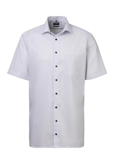Рубашка с короткими рукавами и модным узором. Luxor modern fit