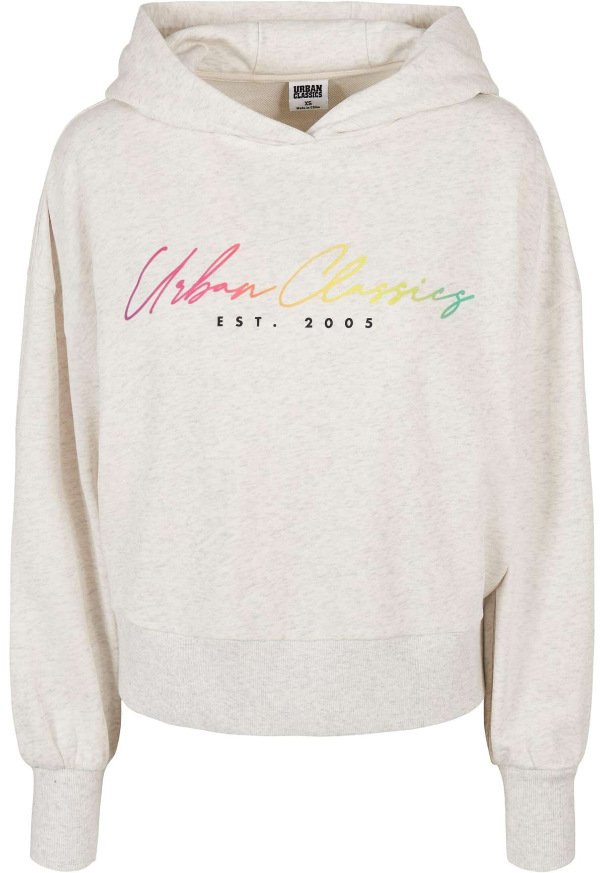 Толстовка с капюшоном Urban Classics Damen Ladies Oversized Rainbow Hoody