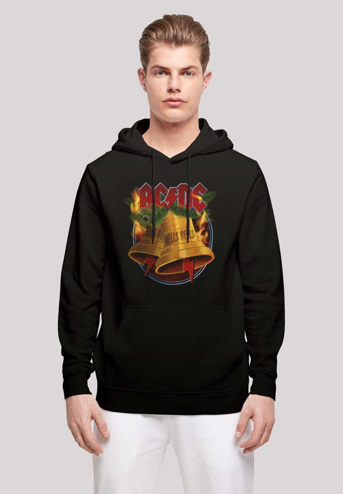 Толстовка с капюшоном ACDC Christmas Weihnachten Hells Bells