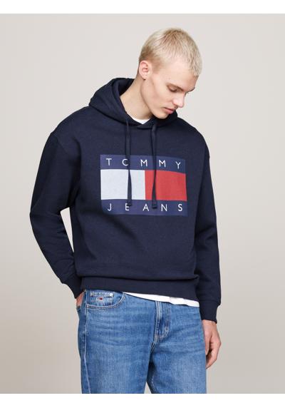 Толстовка с принтом логотипа бренда на груди.»TJM RLX MELANGE FLAG HOODIE«