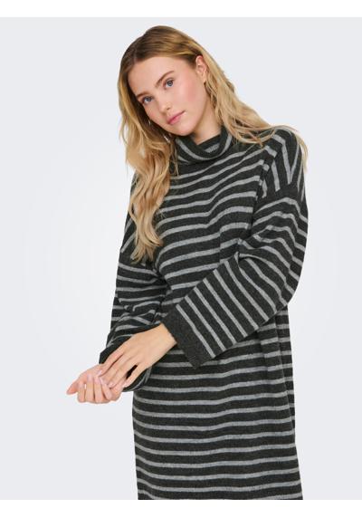 Трикотажное платье ONLTALIO LS STRIPE ROLLNECK DRESS BF KNT