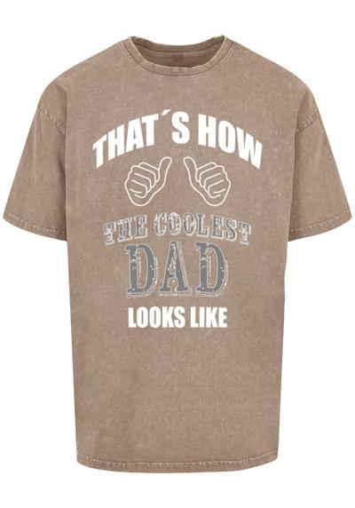 футболка Herren Coolest Dad Acid Washed Heavy Oversized Tee