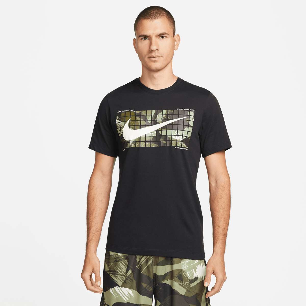 Тренировочная рубашка»DRI-FIT MEN`S CAMO FITNESS T-SHIRT«