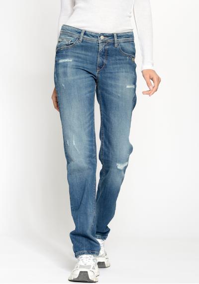 mid blue worn