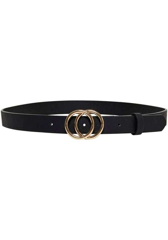 Black w. GOLD BUCKLE