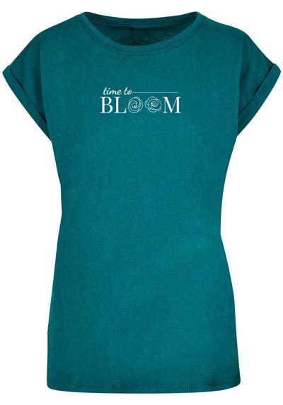 футболка Damen Ladies Time to bloom - Extended Shoulder Tee