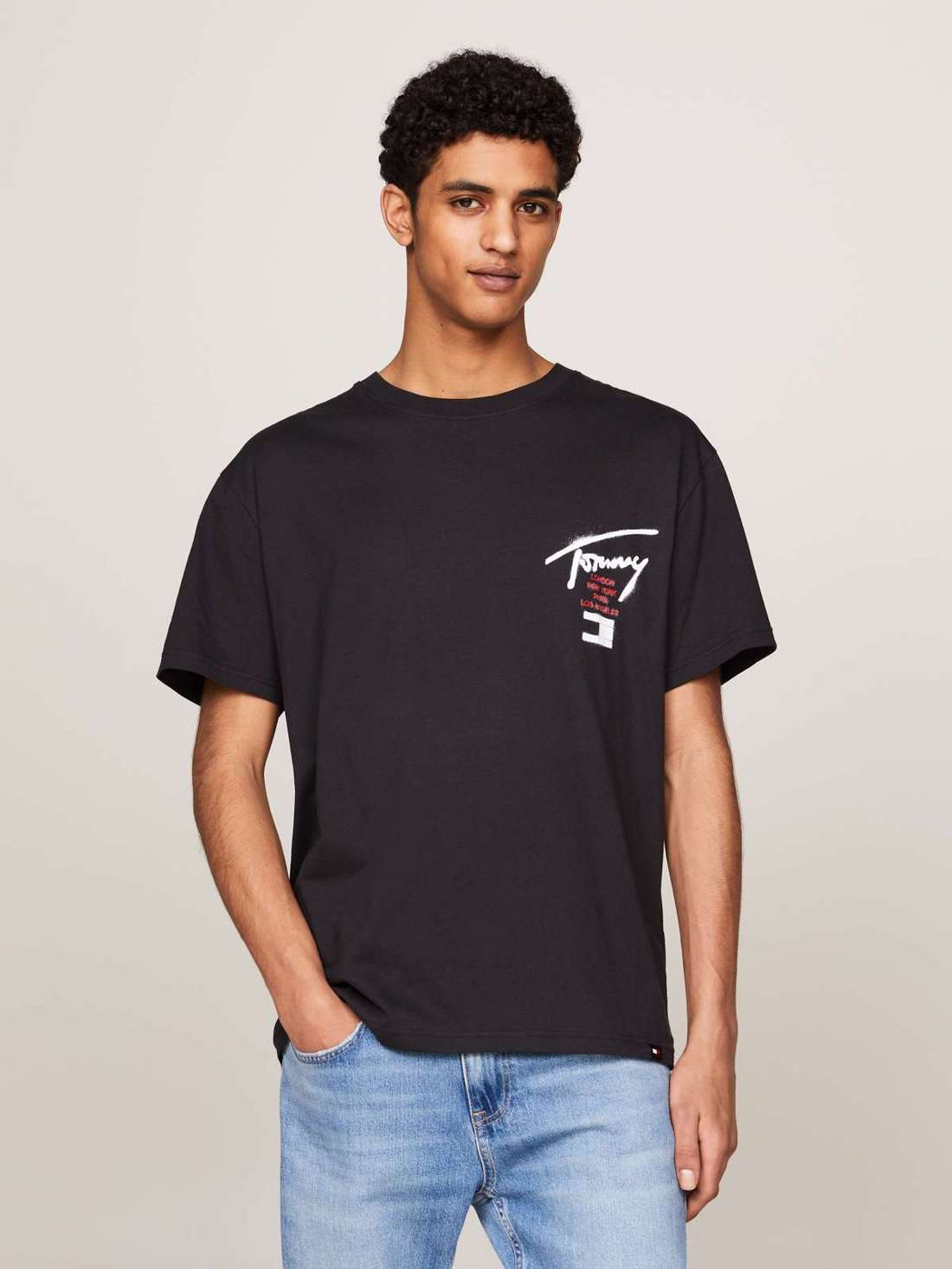 Футболка с надписью-логотипом TJM REG GRAFFITI SIG TEE EXT