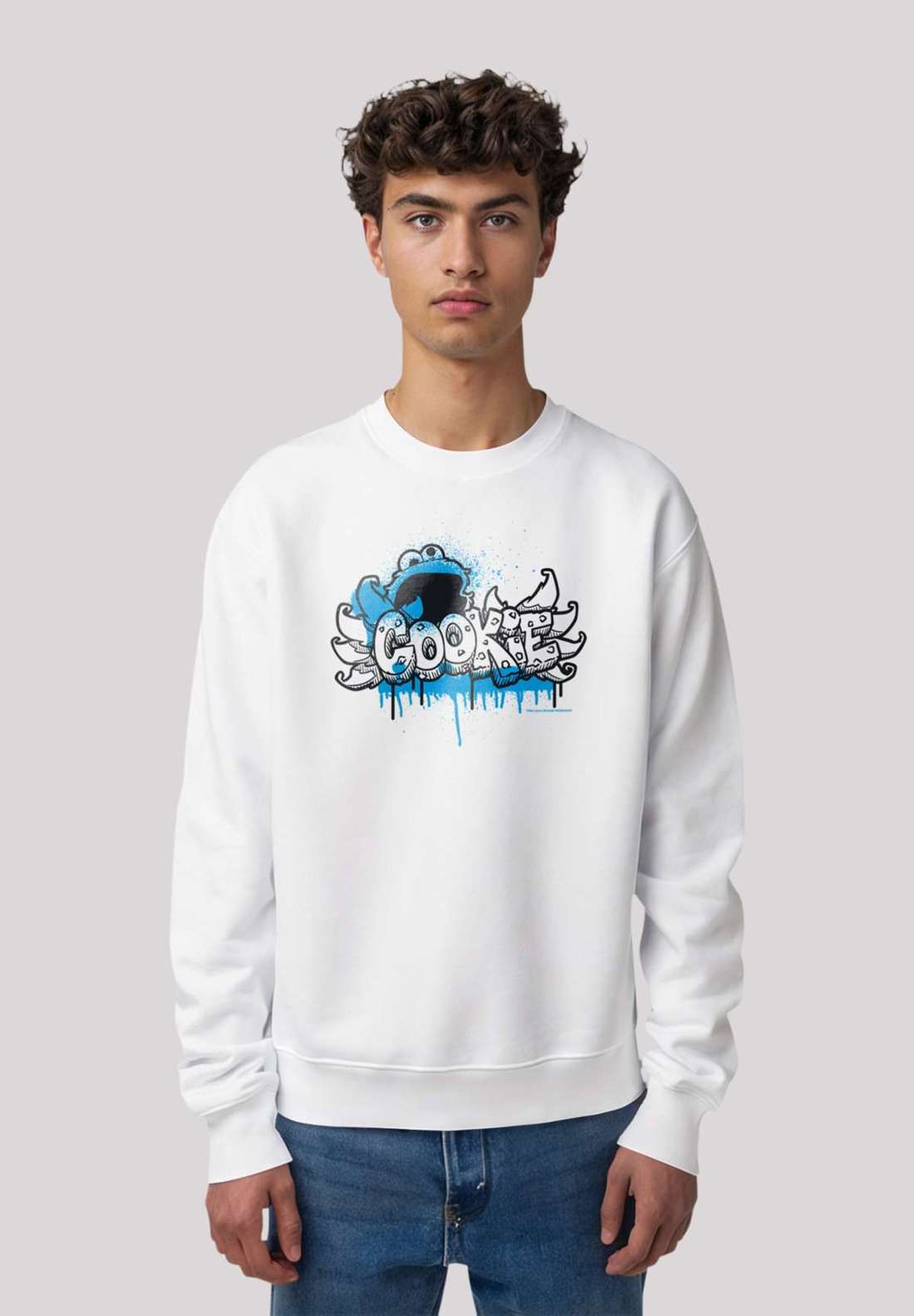 толстовка Sesamstraße Cookie Fingers Graffiti
