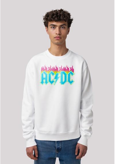 толстовка ACDC Neon Flames