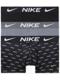 NIKE LOGO PRINT/COOL GREY/BLACK