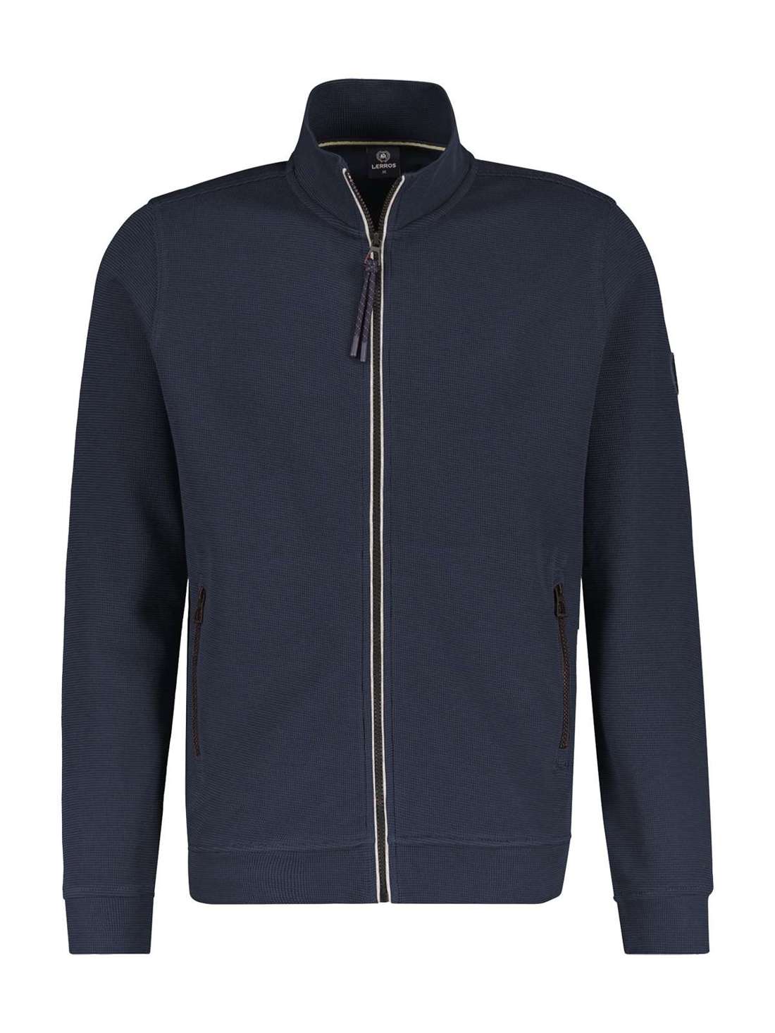 Толстовка LERROS Sweatjacke in weicher Strukturqualität