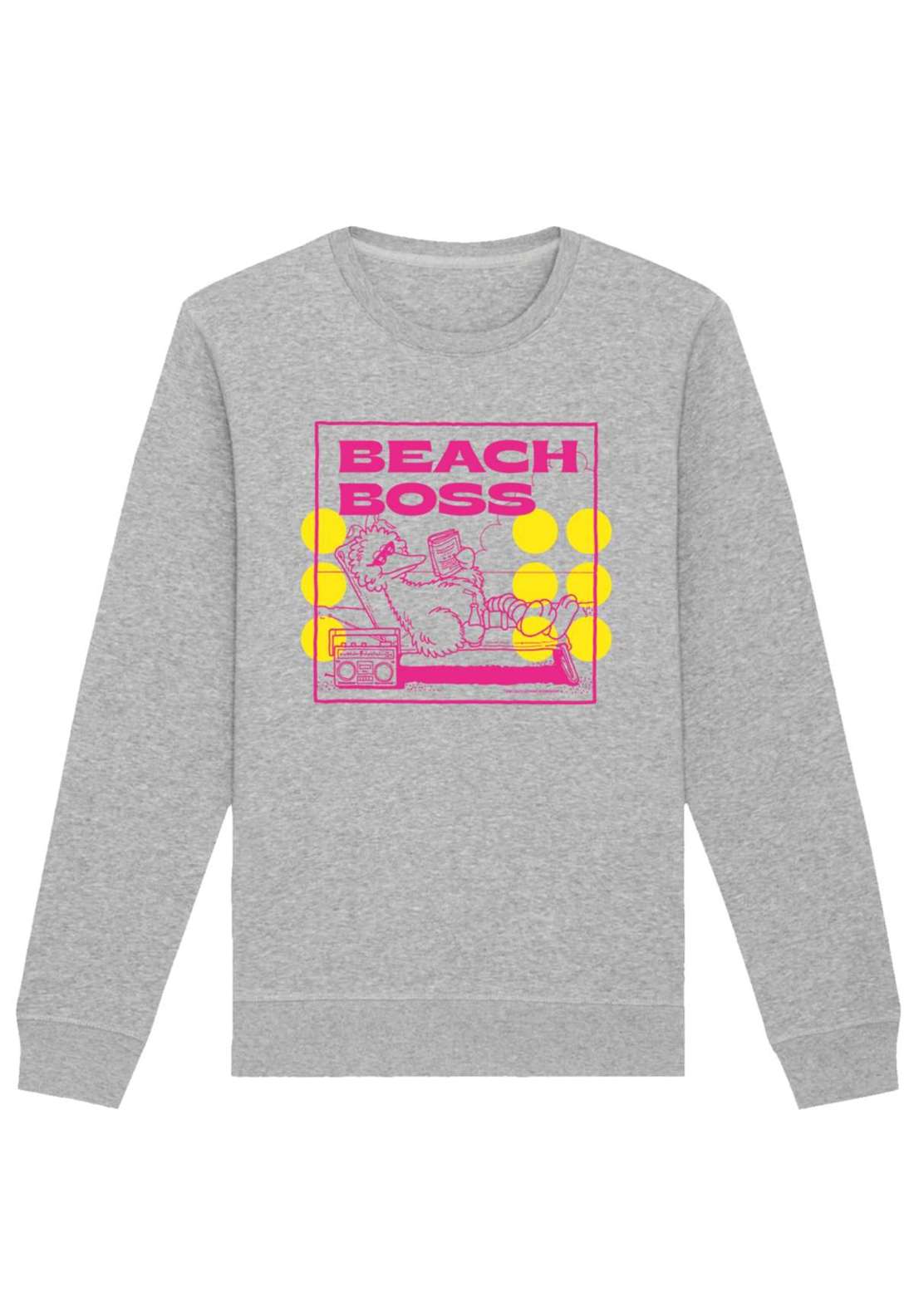 толстовка Sesamstraße Bibo Beach Boss