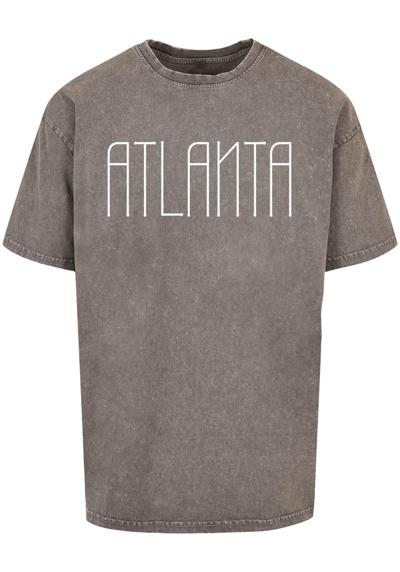 футболка»Herren Atlanta X Acid Washed Heavy Oversize Tee«