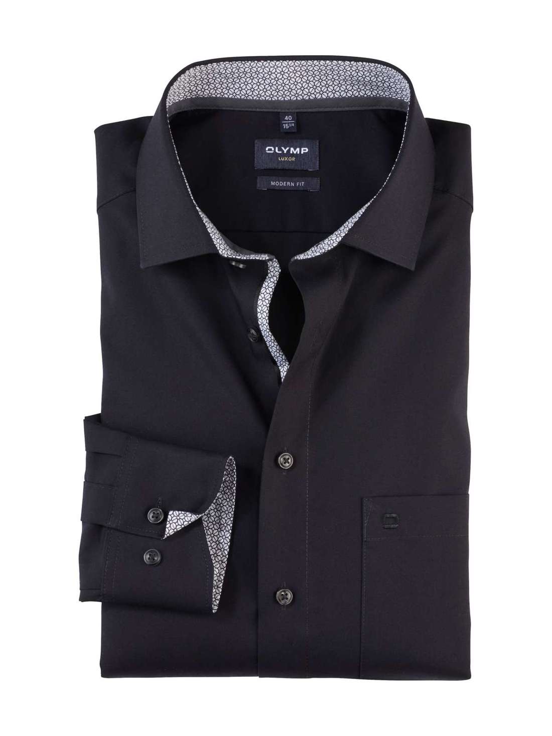 Деловая рубашка с удлиненными рукавами Luxor modern fit