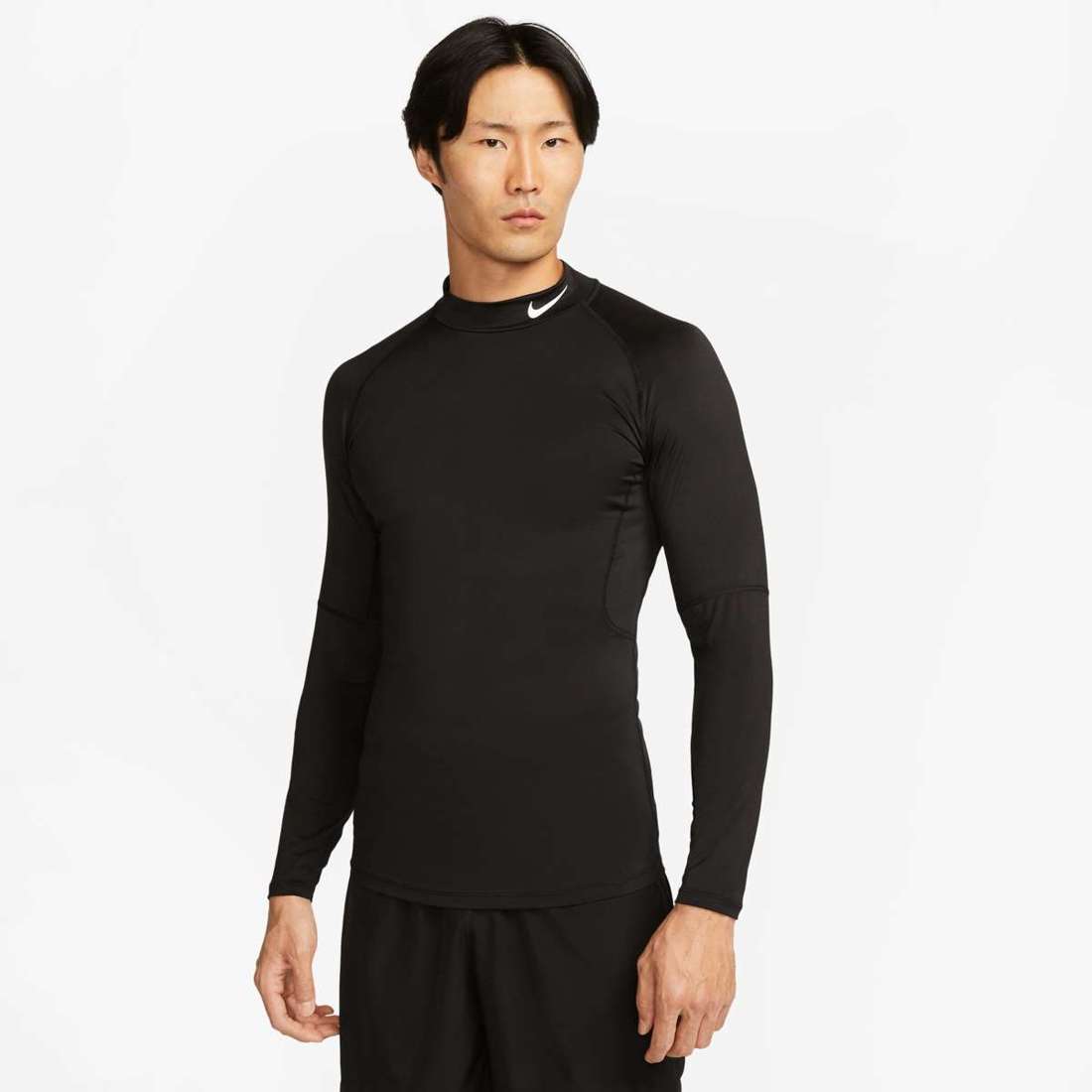 Тренировочная рубашка PRO DRI-FIT MEN`S LONG-SLEEVE TIGHT-FITTING MOCK-NECK TOP