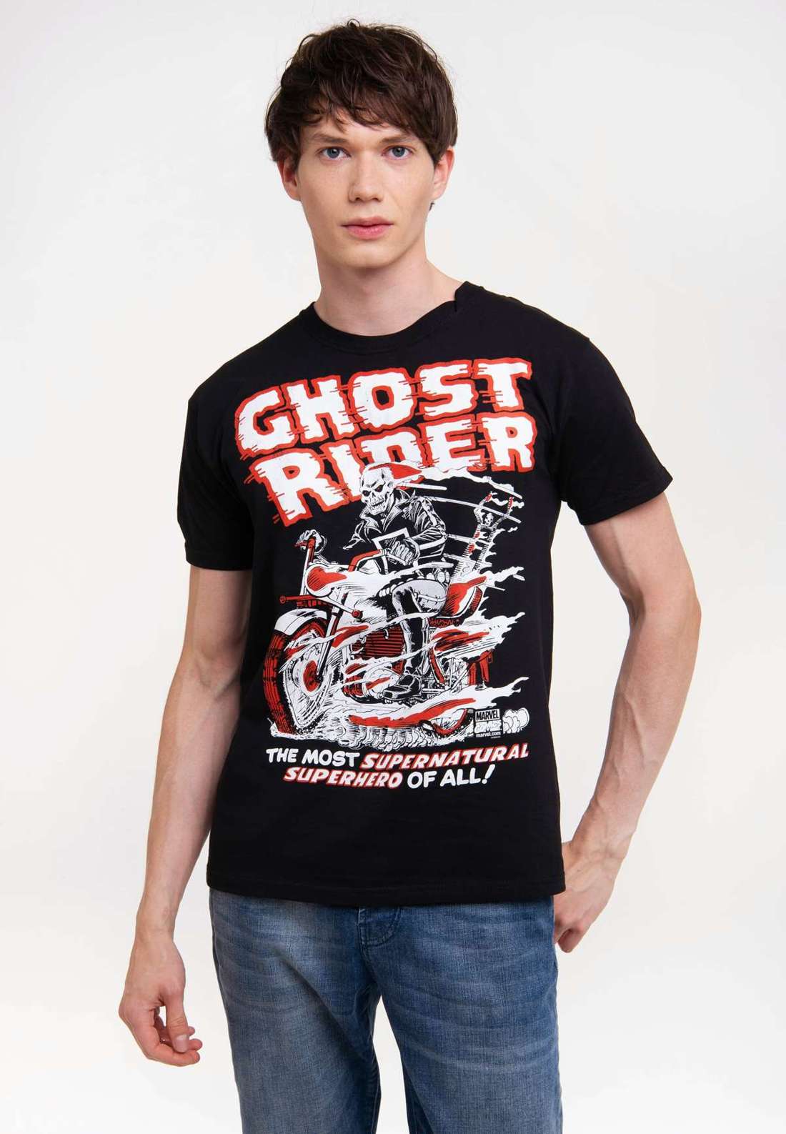 Футболка с лицензионным принтом Marvel Comics - Ghost Rider