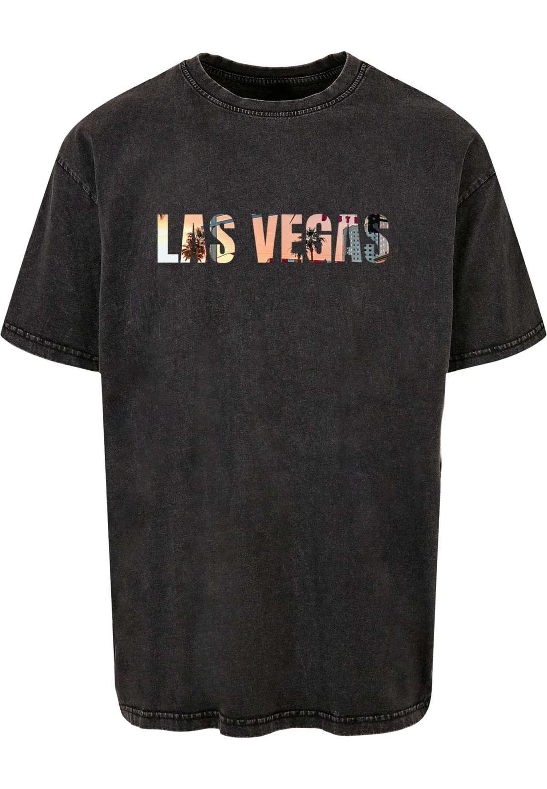 футболка Herren Las Vegas X Acid Washed Heavy Oversize Tee