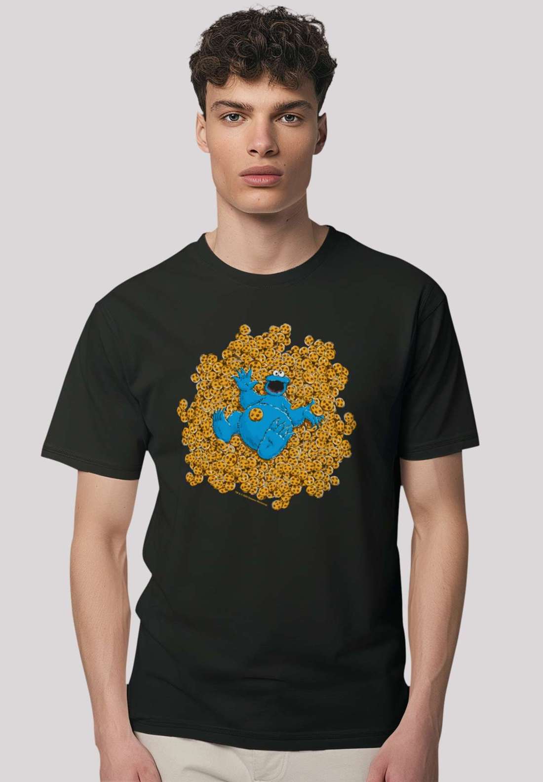 футболка Sesamstraße Cookie Monster Coockie Bad