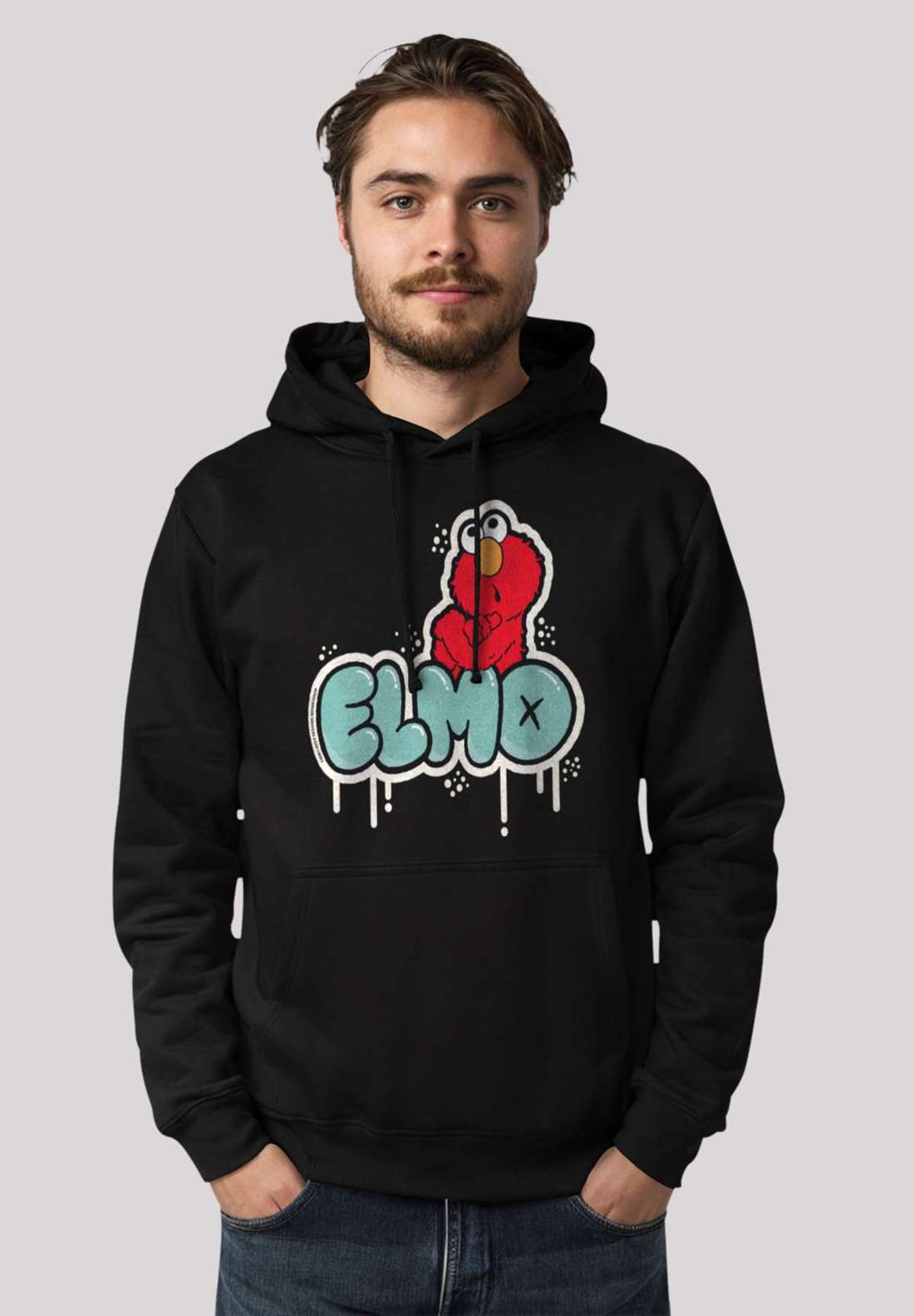 Толстовка с капюшоном Sesamstraße Elmo Graffiti