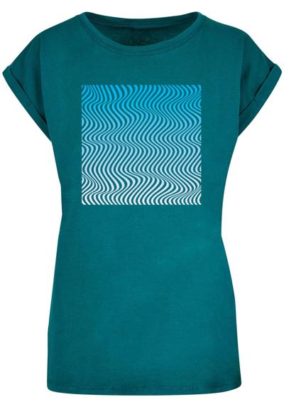 футболка Damen Ladies Summer - Wavy Pattern T-Shirt