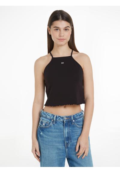 Топ-спагетти с волнистым краем »TJW SLIM CRP BABYLOCK RIB TOP«