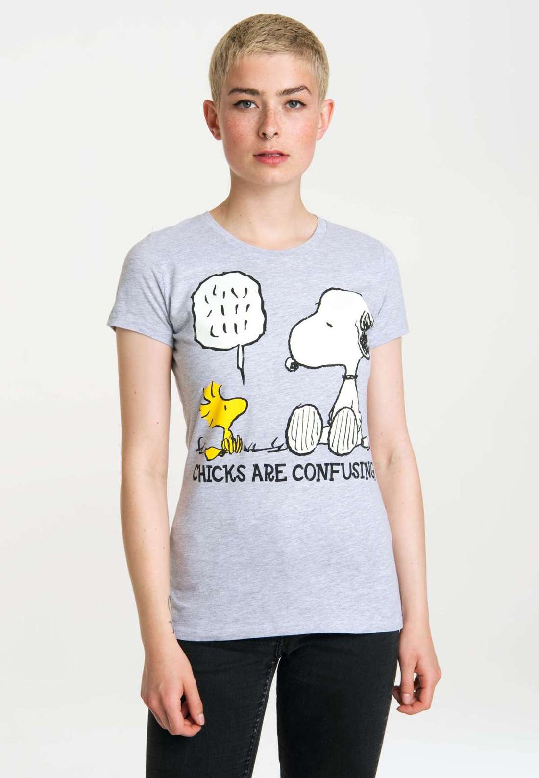 Футболка с милым принтом Снупи спереди Snoopy - Peanuts