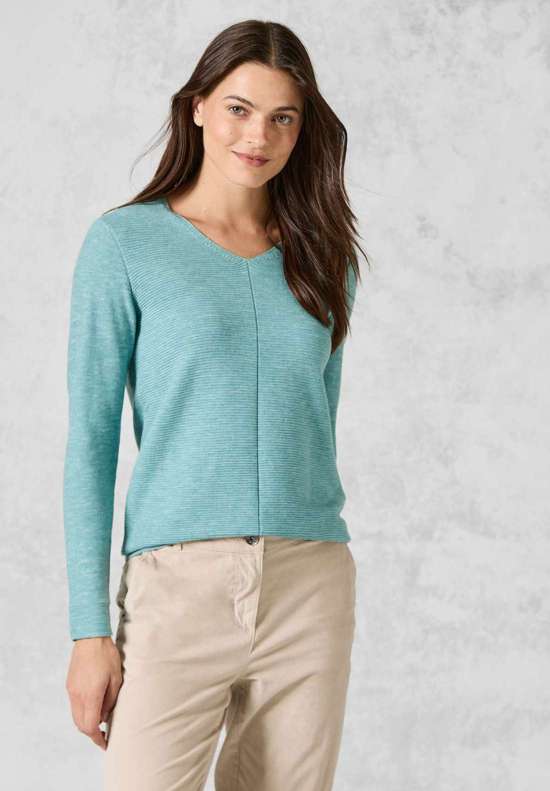 heather adriatic green melange