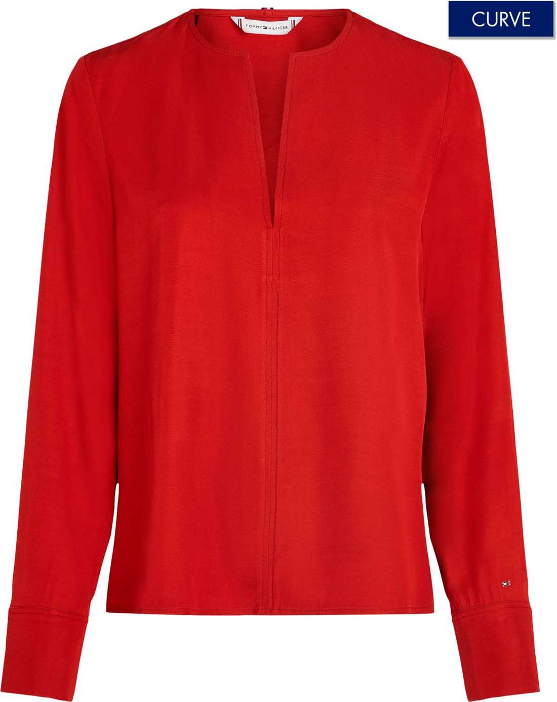 Блузка с длинными рукавами CRV VISCOSE V-NECK LS BLOUSE