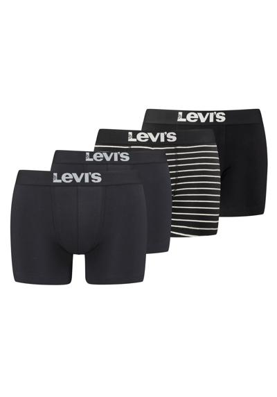 Боксеры Boxershort MEN SOLID BASIC BOXER & VINTAGE STRIPE 4P 4er Pack