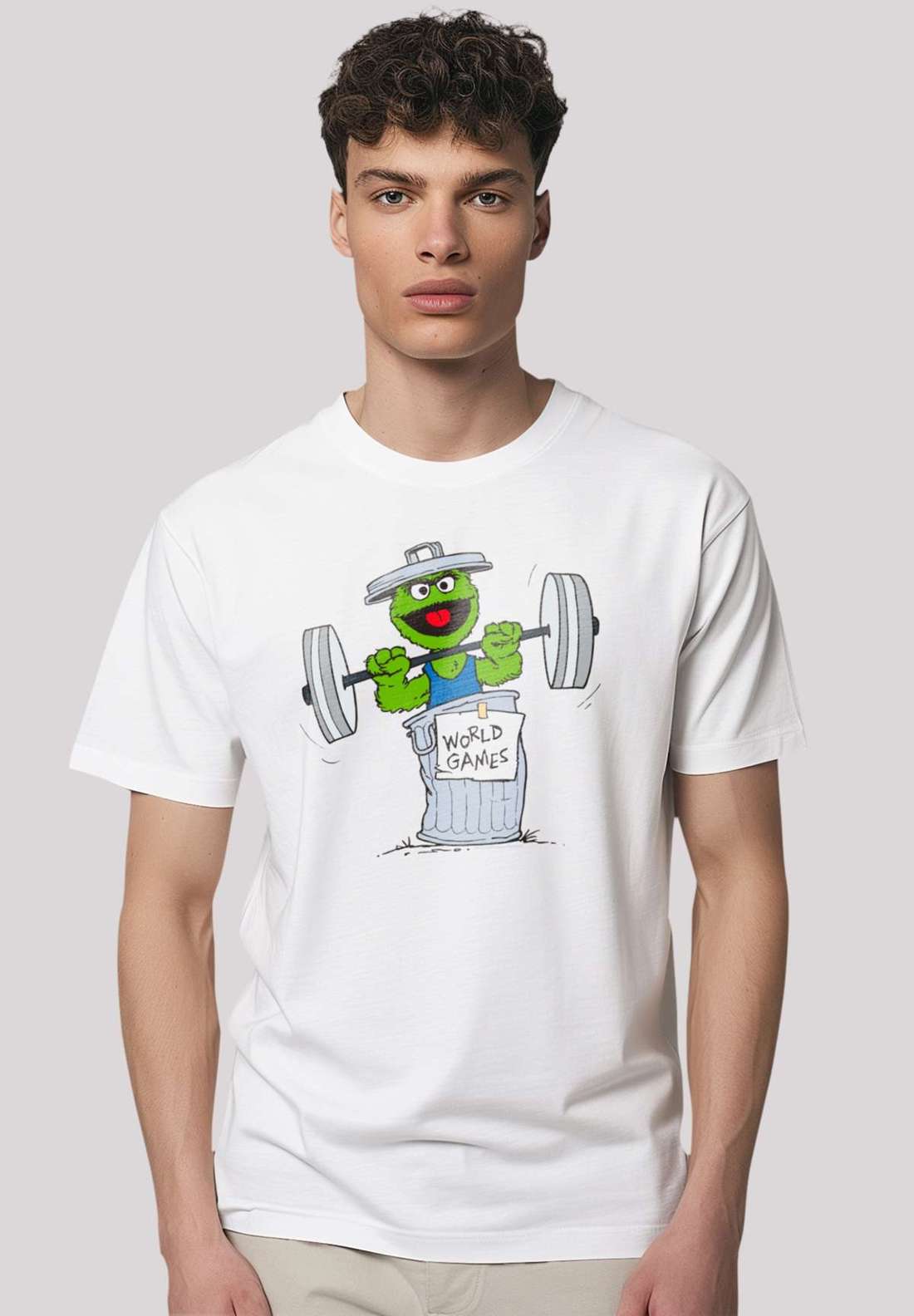 футболка Sesamstraße Oscar World Games