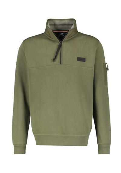 толстовка LERROS Troyer in weicher Sweatqualität