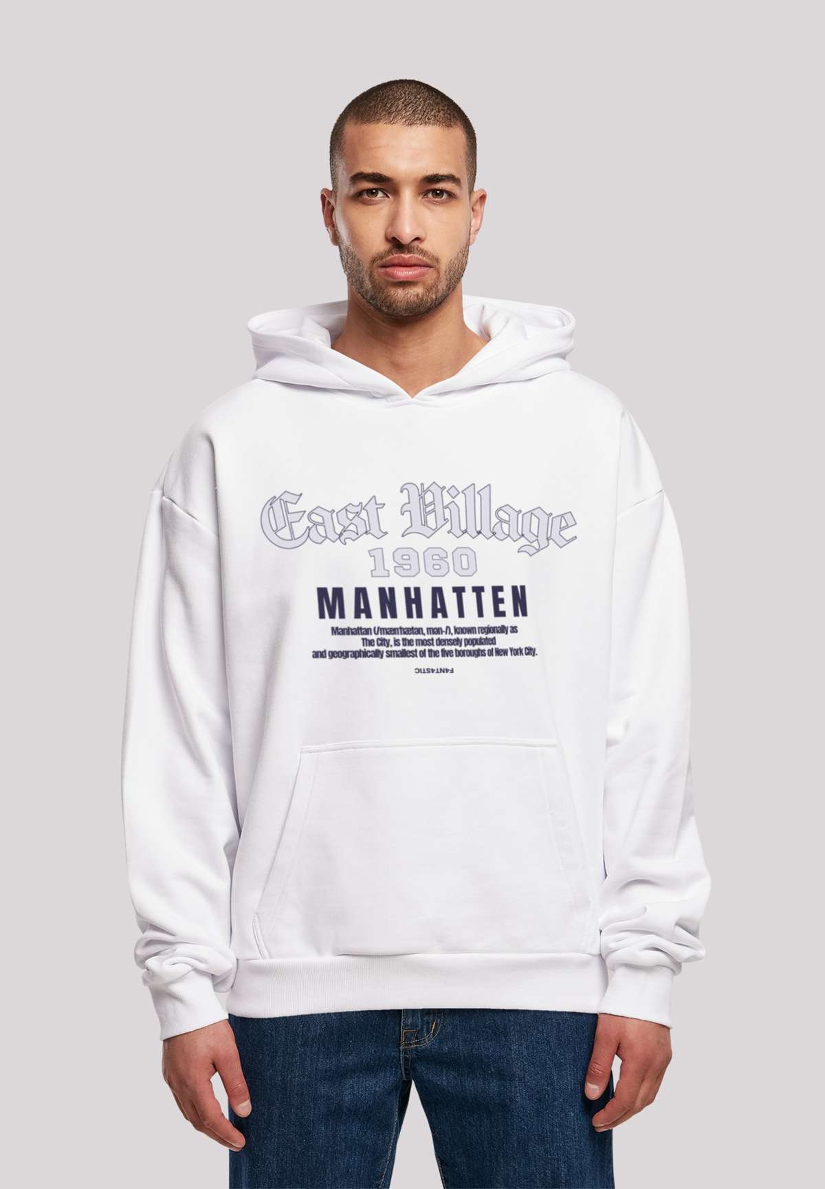 Толстовка с капюшоном East Village Manhatten OVERSIZE HOODIE